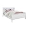 Global Furniture Usa Traditional Glam Crisp White W/ LED Charlie White Queen Bed Group With Led 2784 - alternate 2
